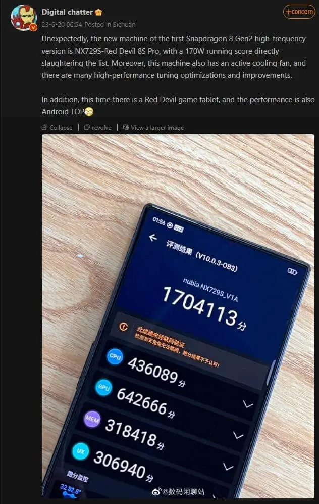 digital chatter on snapdragon 8 gen 2