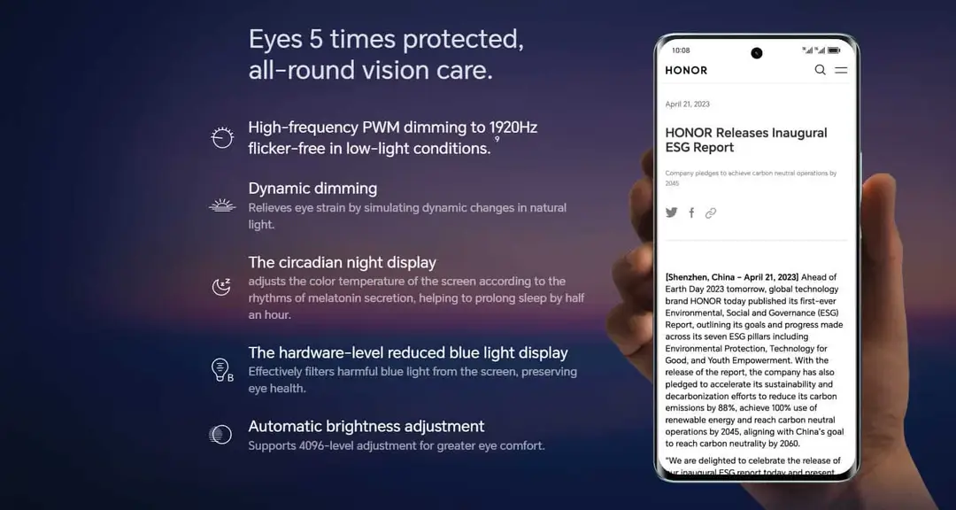 display features
