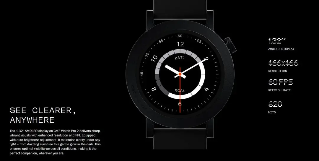 display of cmf watch pro 2