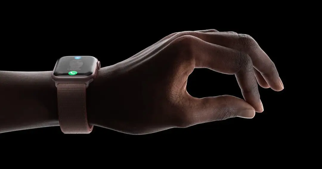 double tap on apple watch