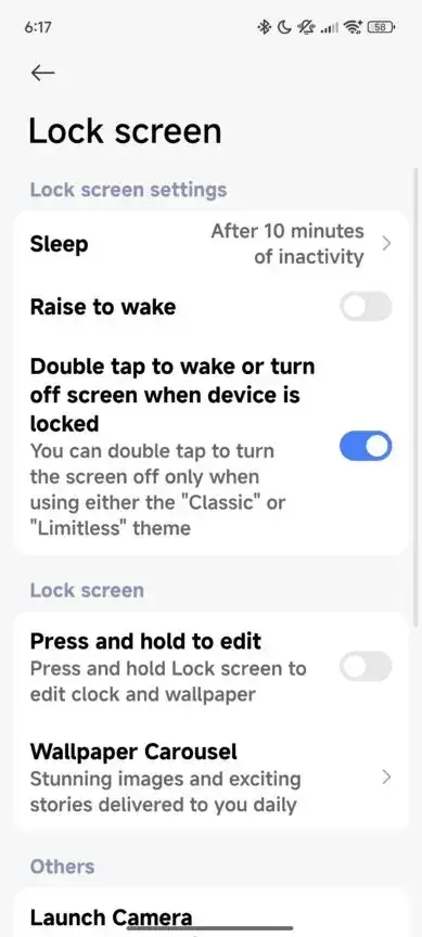 double tap to turn off screen gesture in oneplus oxygenos 389w 864hjpg