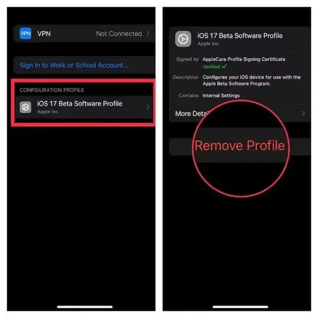 downgrading from ios 18 to ios 17 without computer