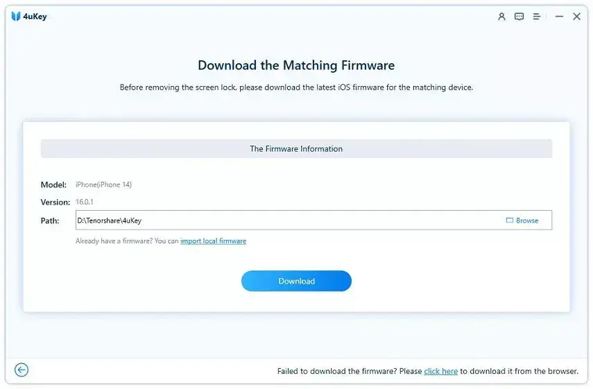 download firmware for iphone unavaiable no erase
