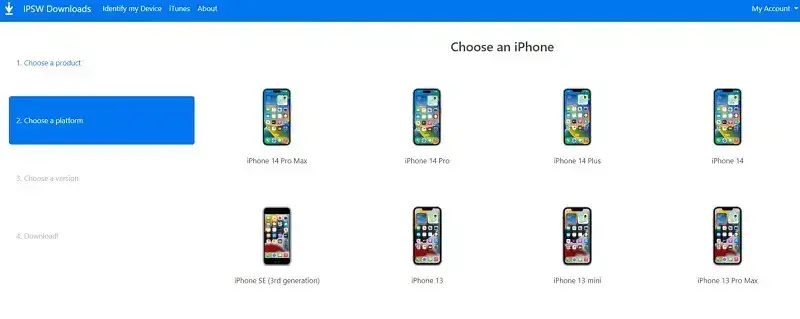 download ios version from ipsw