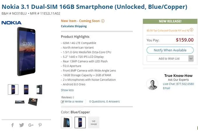 dual sim nokia 31 coming soon to the united states