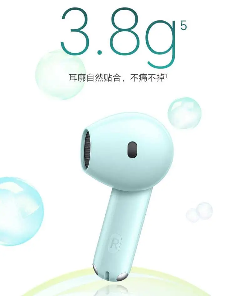 earbuds weigh