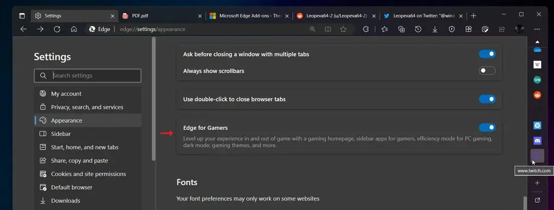 edge browser