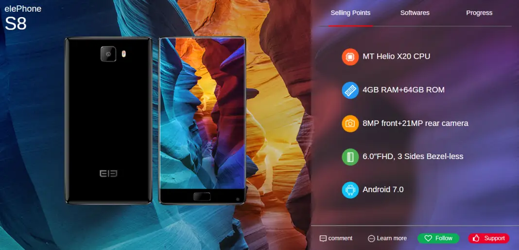 elephone s8