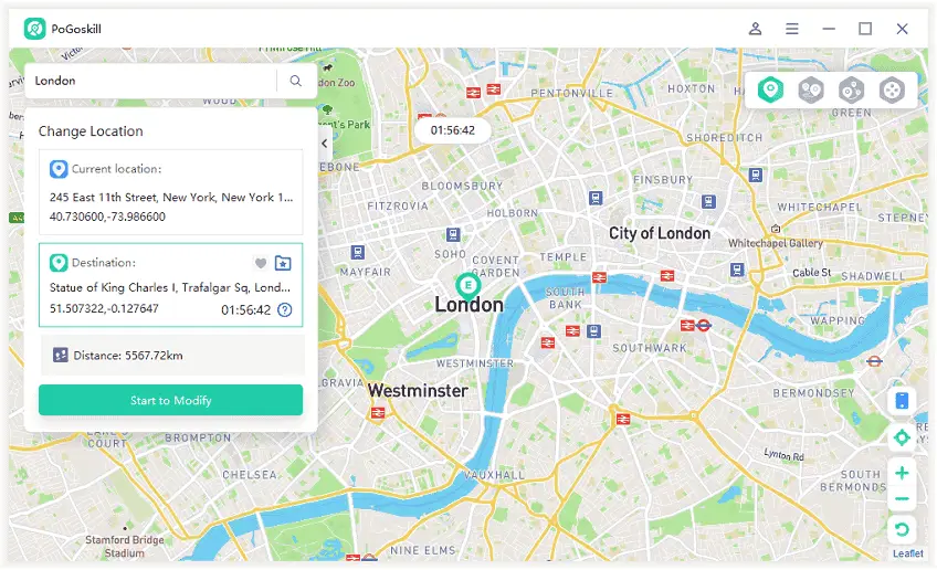 enjoy location spoofing for pokemon go on android