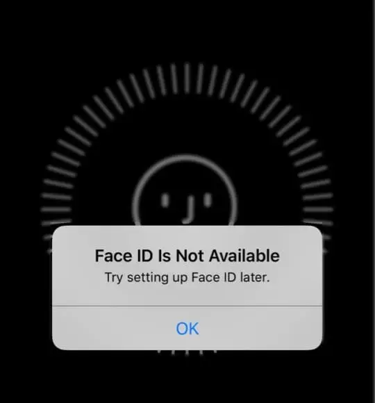 face id is not available 540x580 2