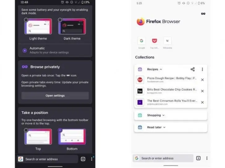 firefox for browser
