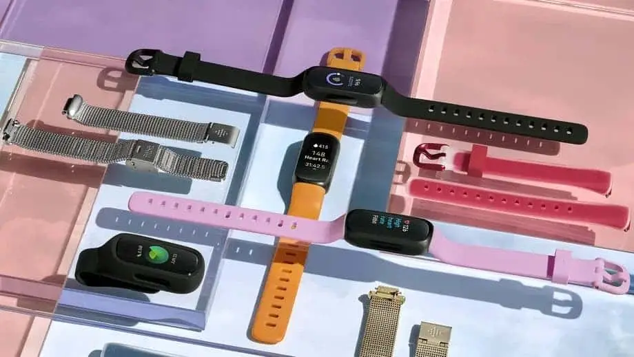 fitbit inspire 3 laydown photography all colors