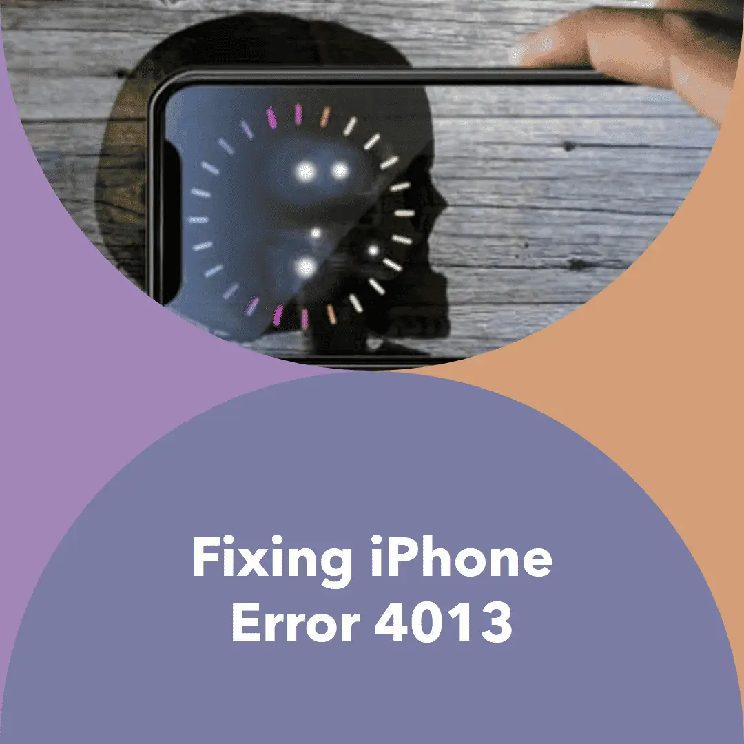 fixing iphone error 4013