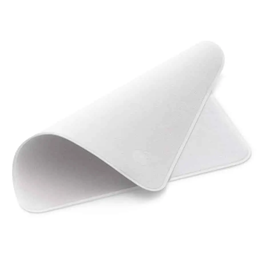 folded polishing cloth