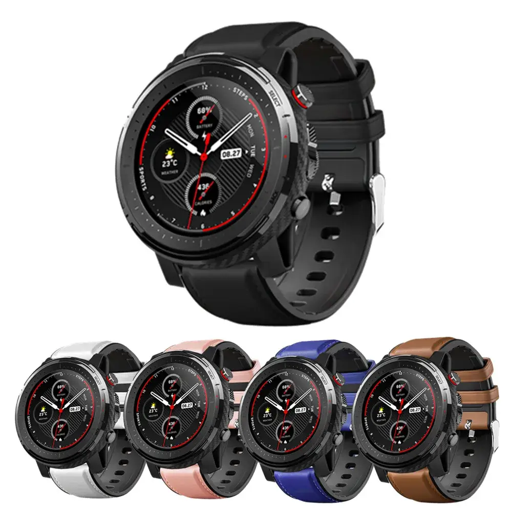 for xiaomi amazfit stratos 3 stratos 2 stratos 1 watch strap for amazfit pace gtr 47mm