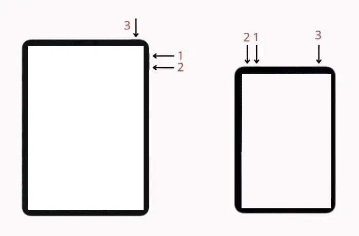 force restart the ipad