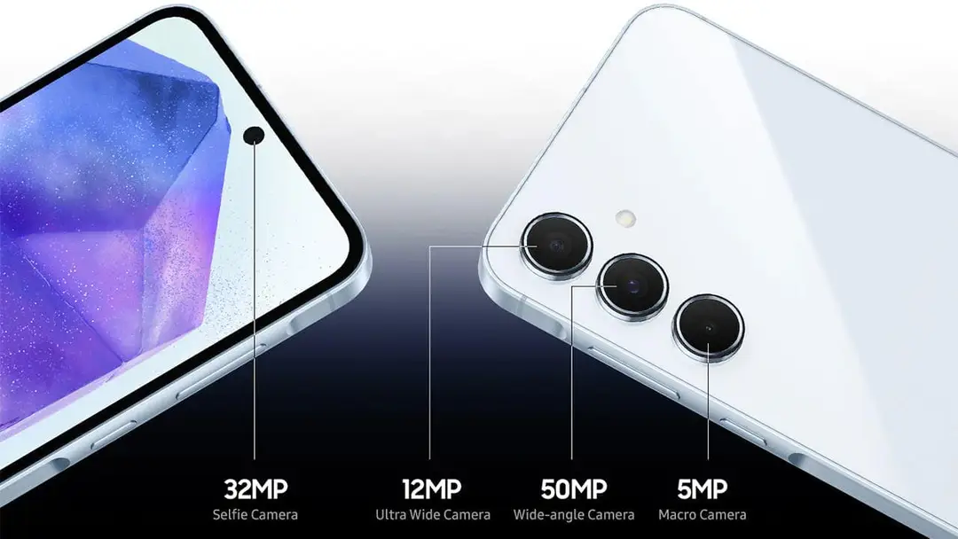 galaxy a55 cameras