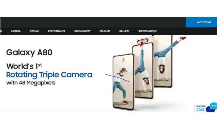 galaxy a80 official