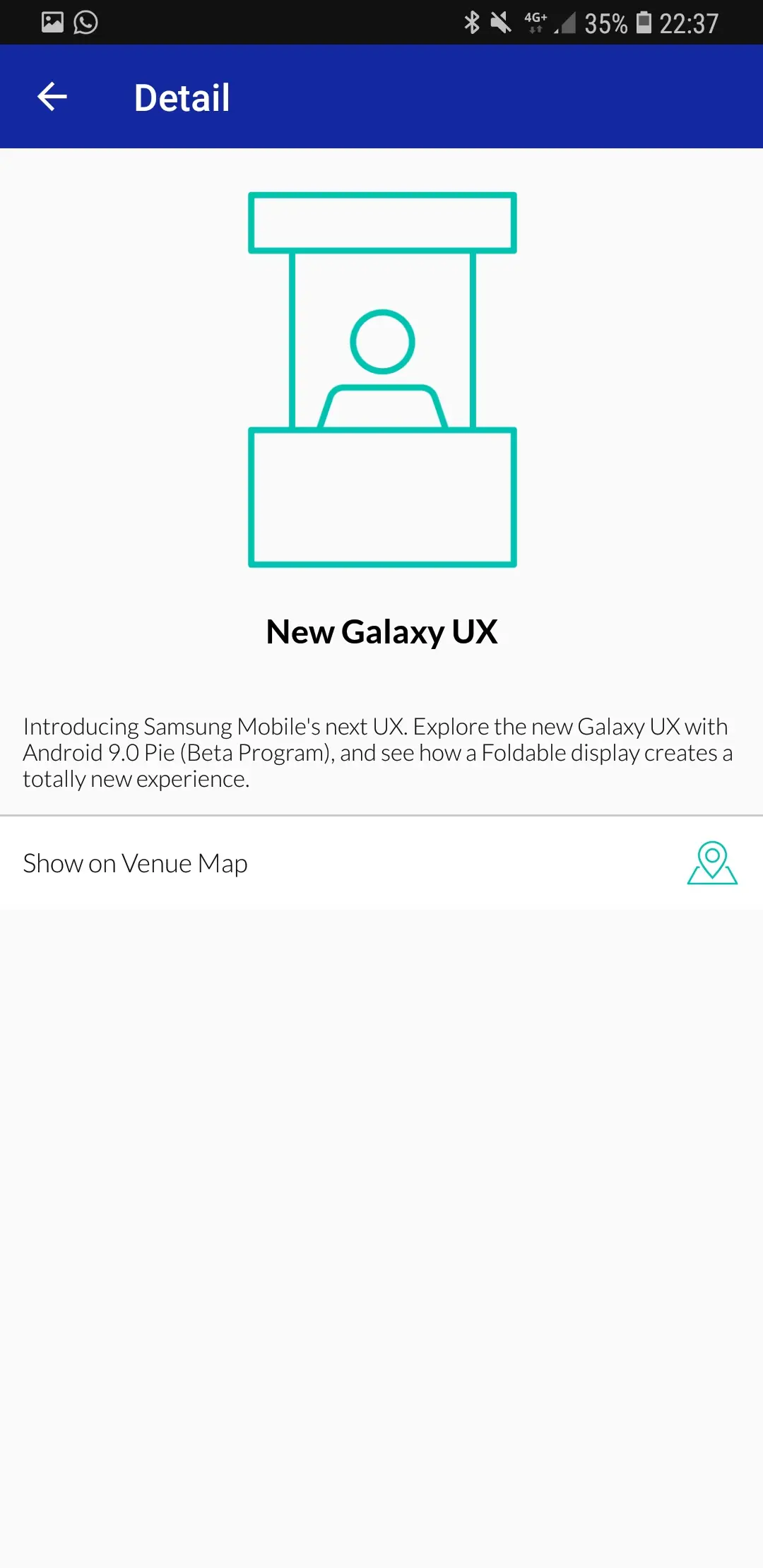 galaxy android pie foldable display sdc