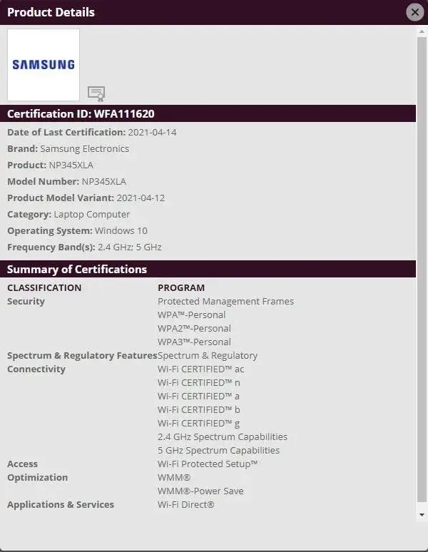 galaxy book go wfa 1
