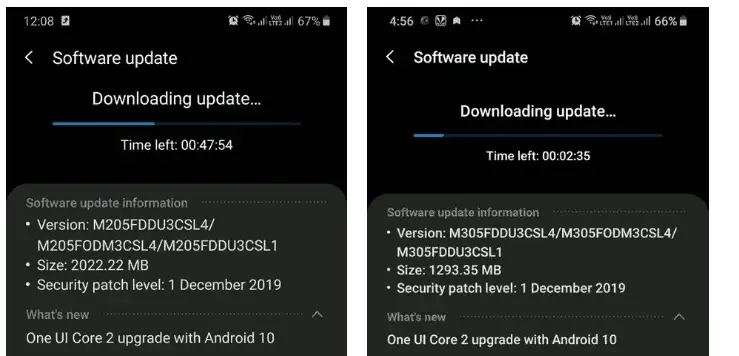 galaxy m30 android 10