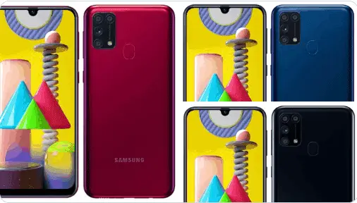 galaxy m31 leaked renders