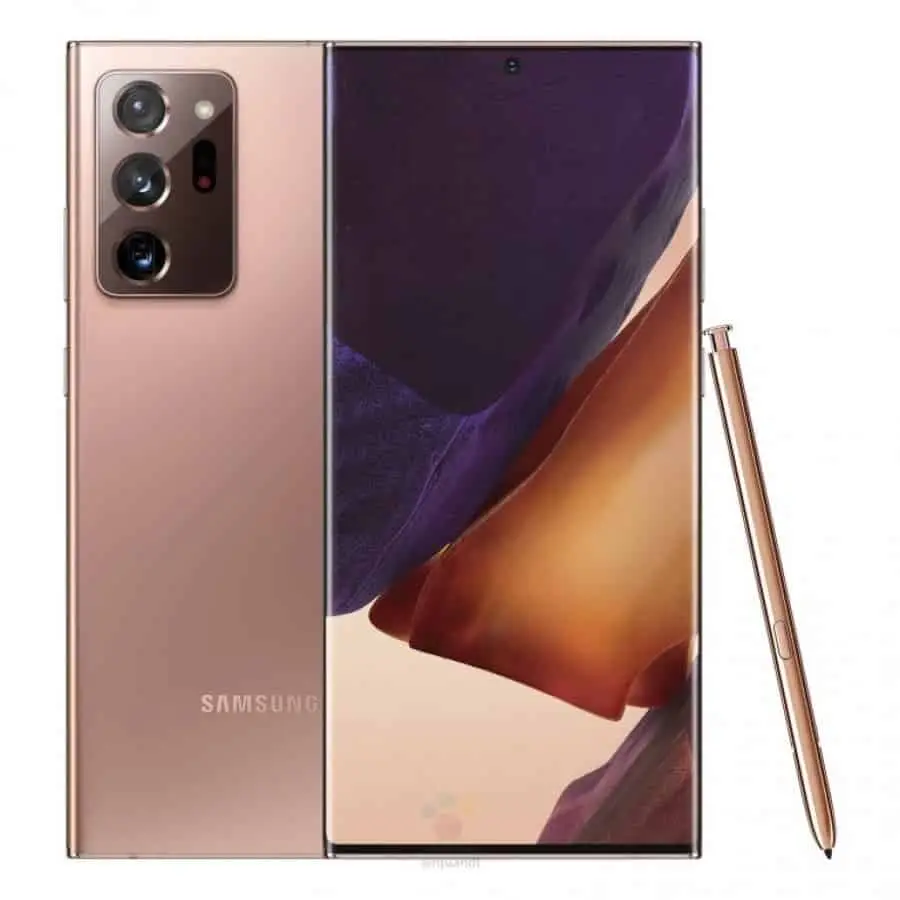 galaxy note 20 ultra mystic bronze