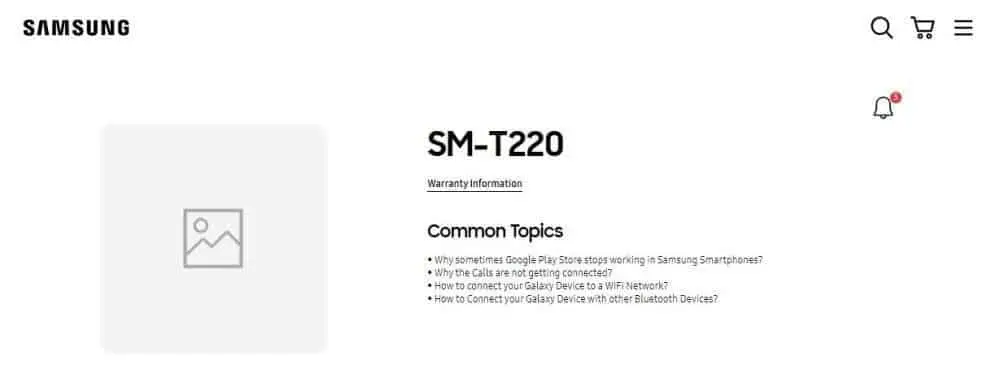 galaxy tab a7 lite support page 1