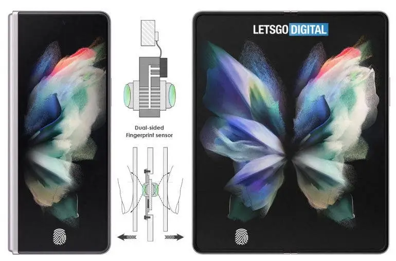galaxy z fold 4 2 sided fingerprint sensor 1