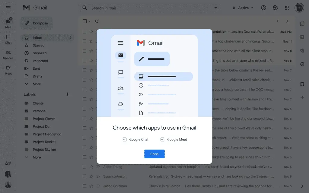 gmail material you redesign web 3
