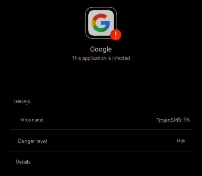 google app flagged by huawei