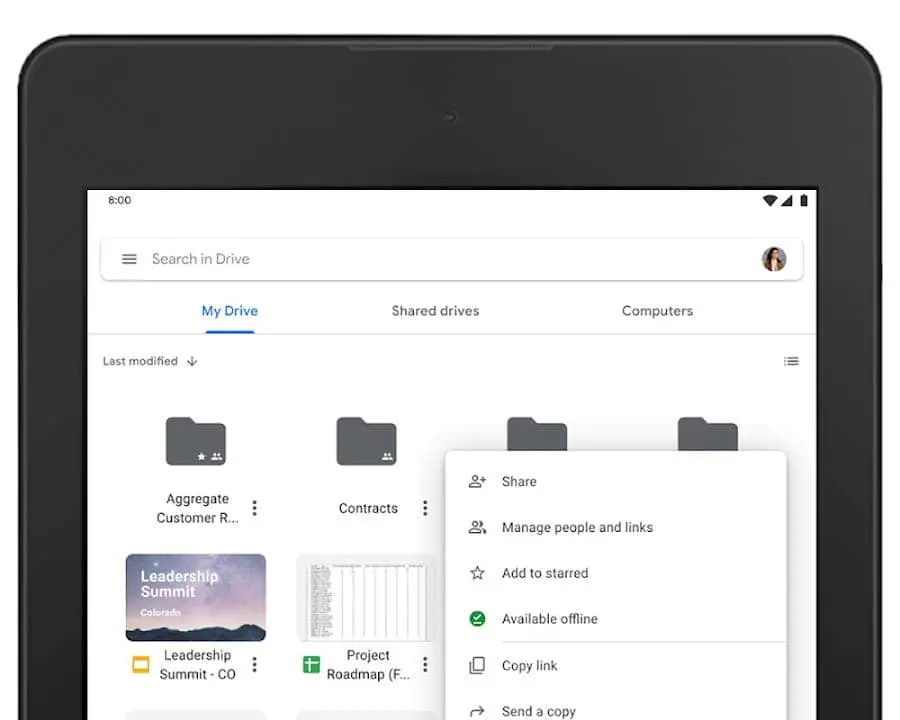 google drive mobile app