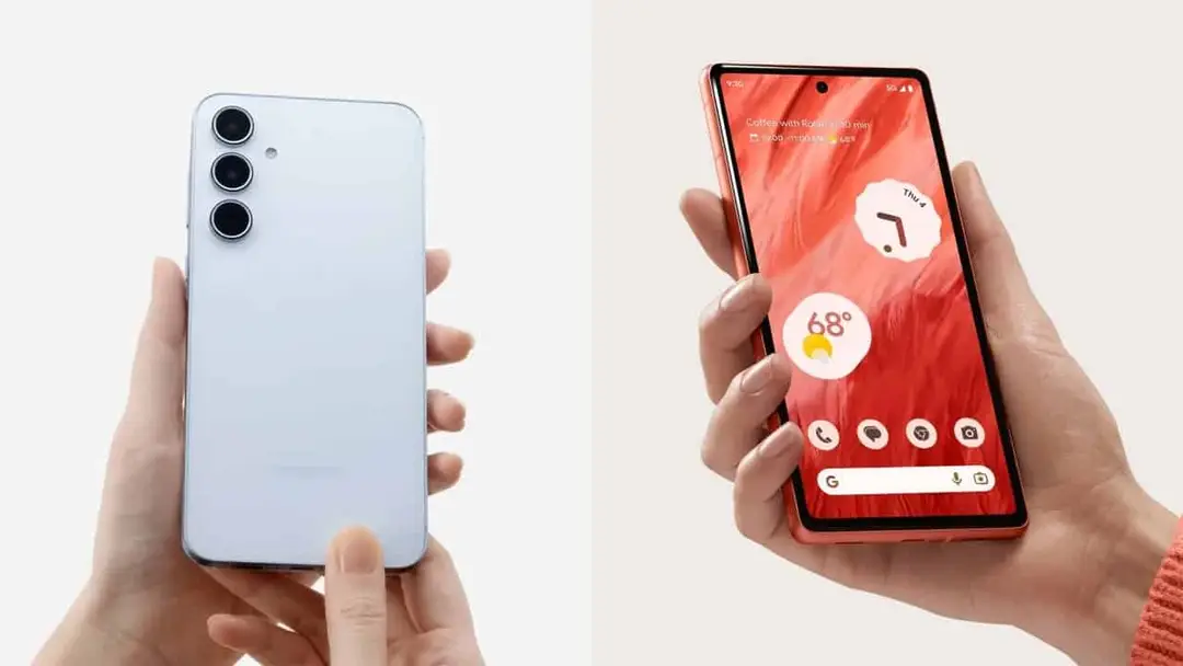 google pixel 7a vs samsung galaxy a55
