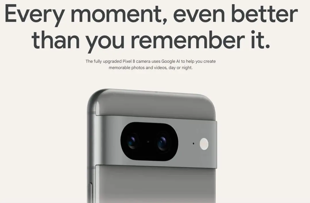 google pixel 8 cameras