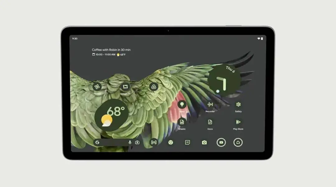 google pixel tablet front