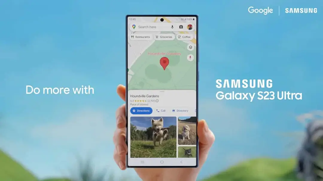 google promotes the galaxy s23 ultra