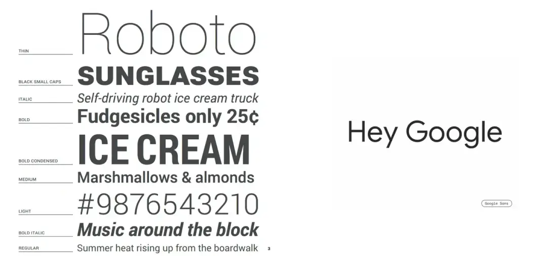 google sans a