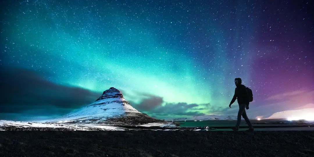 gradient twilight from nordic aurora