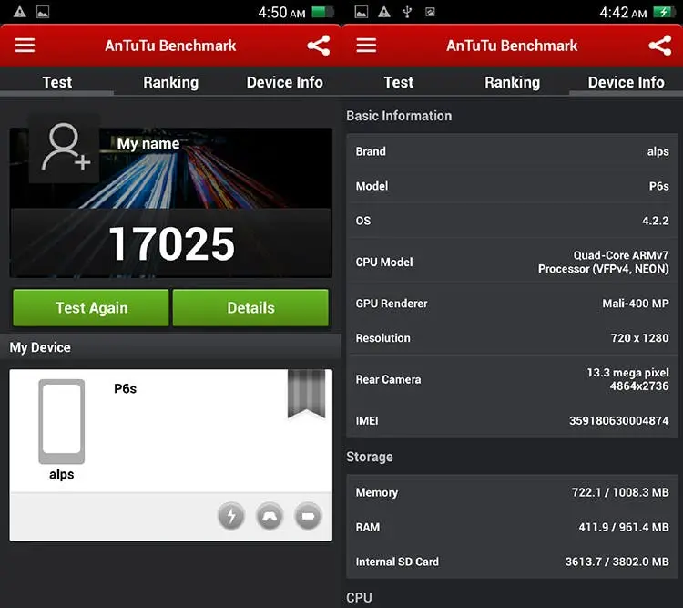 haipai p6s antutu
