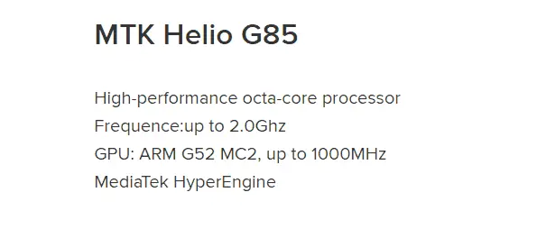 helio g85