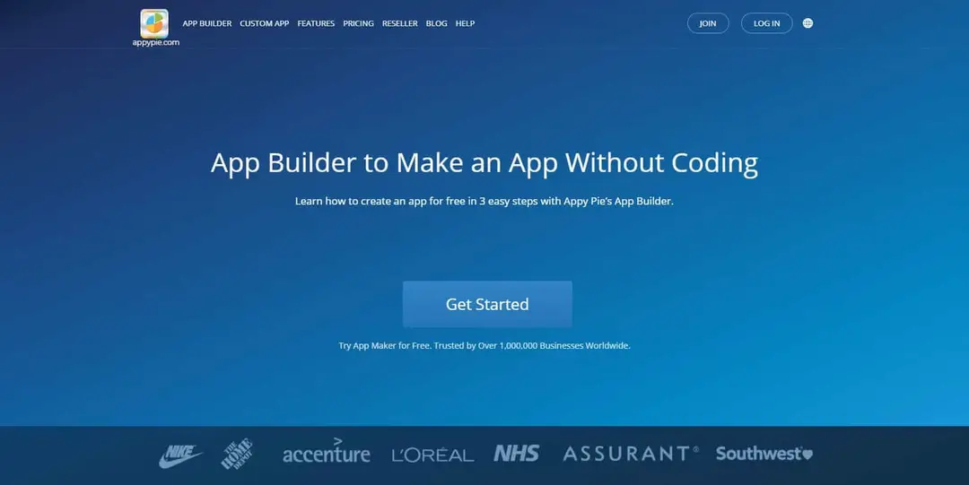 home page