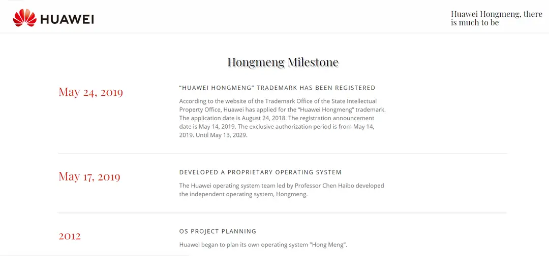 hongmeng os a