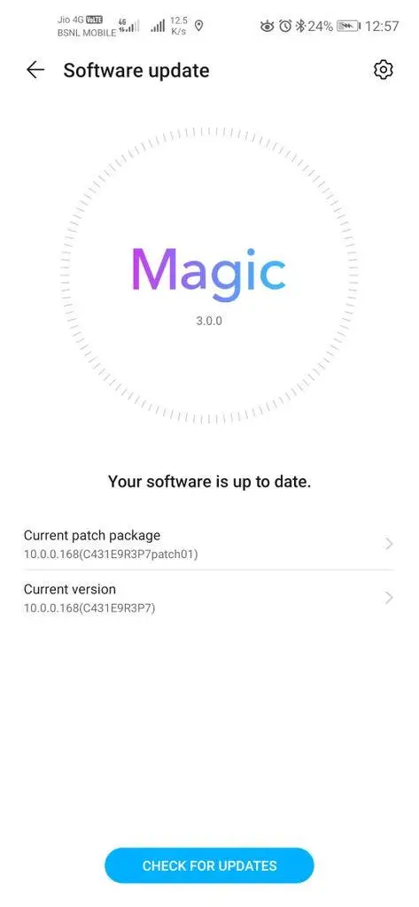 honor 20 magic ui 30
