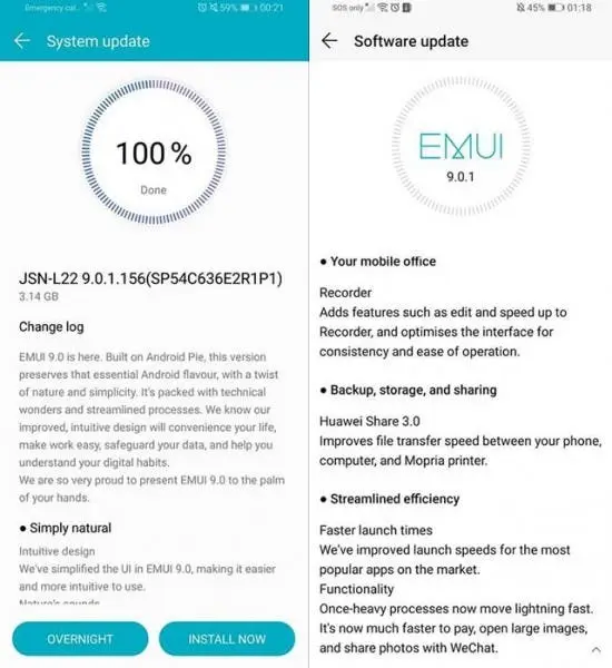 honor 8x emui9