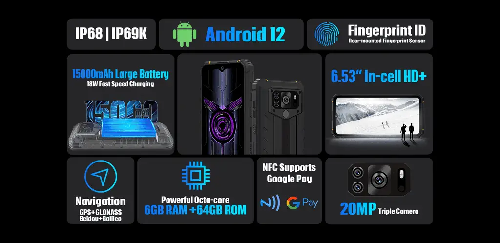 hotwav w10 pro features