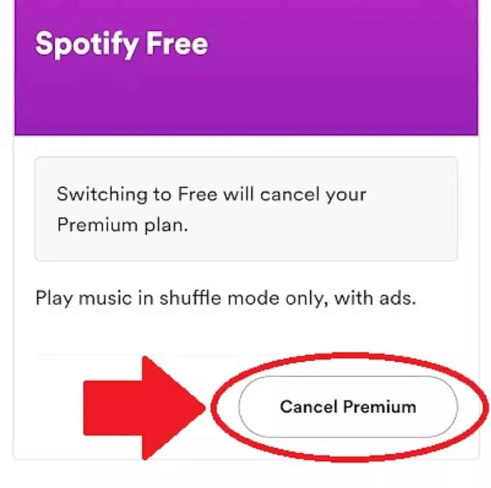how to cancel spotify premium on mobile 3