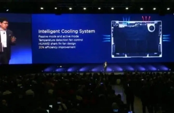 huawei matebook 10 pro cooling system