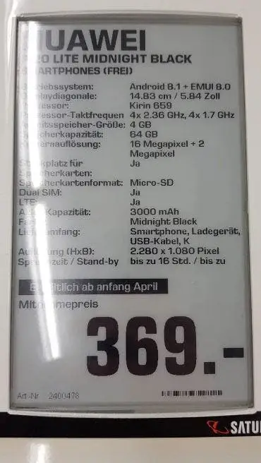 huawei p20