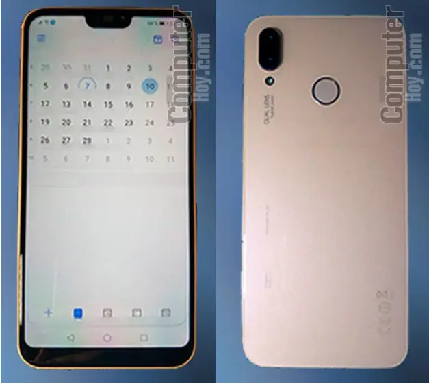 huawei p20 lite front and rear