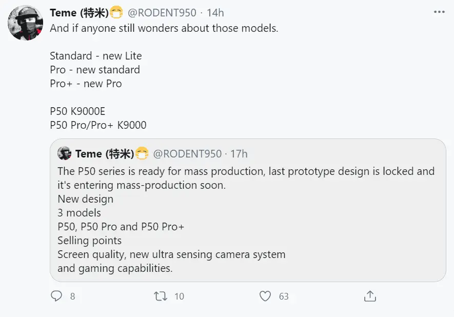 huawei p50 series